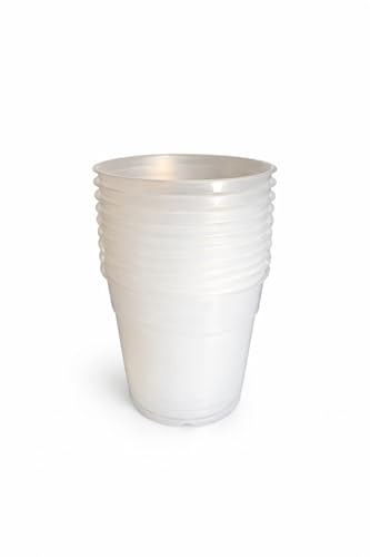 4.5 inch Super Clear Plastic Nursery pots Plant Seedling Starter containers (5)