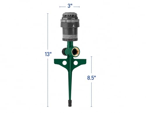 2-Pack Orbit H2O-6 Gear Drive Sprinkler - Versatile Gear Drive for Efficient Lawn Watering