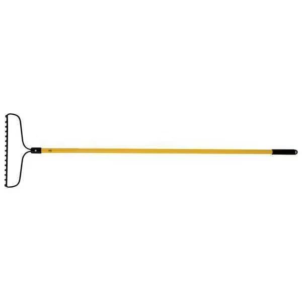 Fiberglass Bow Rake, 3 in.Tines, 3YU78-A