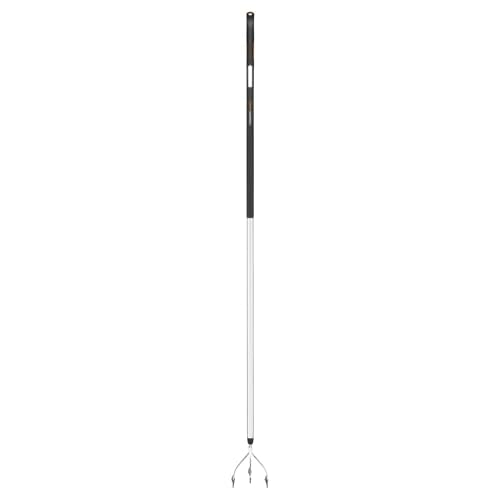 Fiskars Xact Cultivator 3 prongs 150 mm, for Optimal Cultivation of the Soil, Length: 172 cm, Width: 14.8 cm, Black/Orange, Stainless Steel/Plastic/Aluminium, 1027040 - style: Manifold