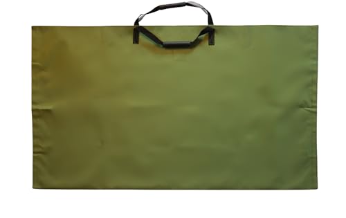 Garden and Landscape Bag, Portable Leaf and Weed Tarp with Handles, Reusable Leaf Bag, 48" X 56" Weed and Landscape Tarp