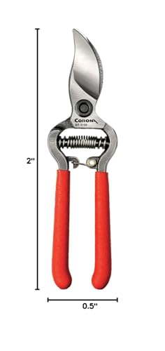 Corona Tools ClassicCUT Forged Bypass Hand Pruner – 1/2-inch Cut Capacity Heavy-Duty Garden Hand Pruner for Tree, Shrub & Plant Trimming, Precision Cutting Pruning Tool - size: 1/2 inch