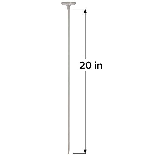 Reotemp 20 Inch Celsius Backyard Compost Thermometer with Digital Composting Guide