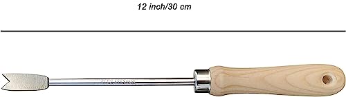 tBesme Hand Weeder Tool Stainless Steel Manual Hand Weeder Easily Removes Dandelions, Thistles, Burdock and Other Invasive Weeds - size: 12.5"Dandelion Weeder