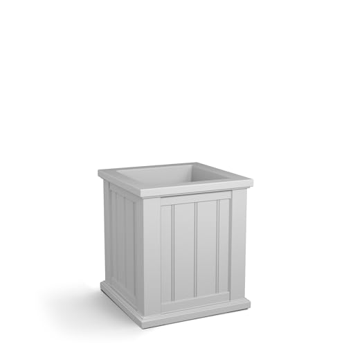 Mayne 4837W Cod Planter, White, 16" x 16" (4837-W) - color: White, size: 16in