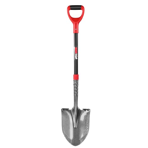 Sharp Sawtooth Blade Round Garden Shovel Spade for Digging - style: Contemporary
