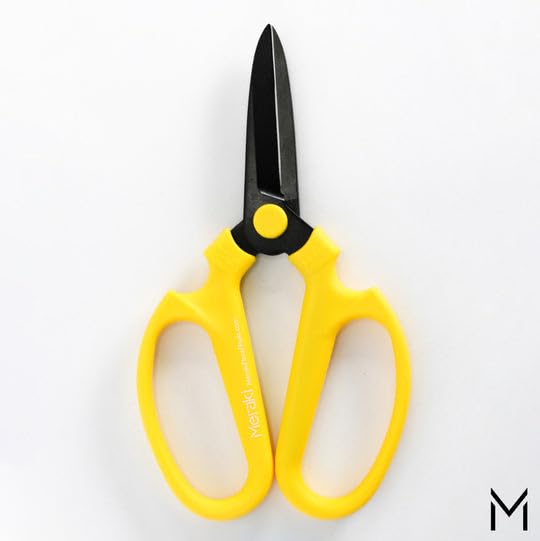 Flower Scissors With Black Carbon Steel Blades 7.6 Inch, Craspedia (Yellow) - style: 7.6 Inch Yellow
