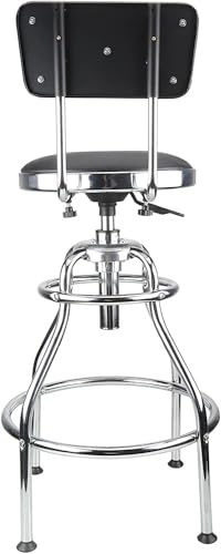 Olympia Tools 82-738 Adjustable Hydraulic Work Stool, Black - style: L - Shaped