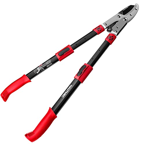 HAUTMEC Heavy Duty Anvil Loppers Bundle with 7 inch Folding Saw