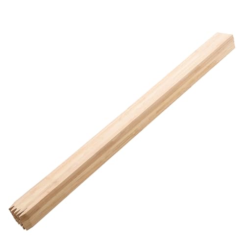VEVOR Wooden Garden Stakes, 25 Pcs 48x0.5x0.69 in Survey Grading Stakes, Garden Ground Stake with Sharp Point, Fir Wood Plant Support Stake, Sign Posts for Silt Fence Backyard Boundaries Baselines - style: 0.69 x 0.5 x 48in+25pcs