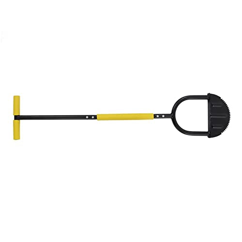 Eujgoov Manual Lawn Edger with Step Trimmer, 37.4in Cordless
