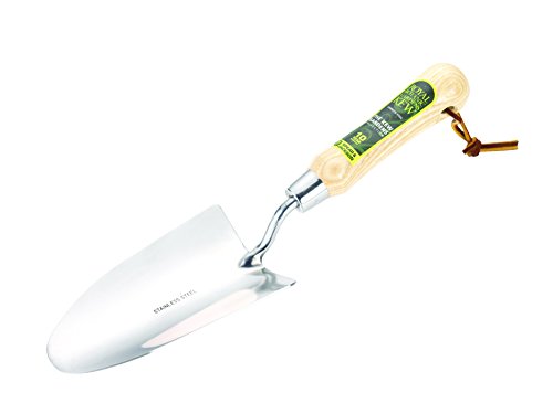 Spear & Jackson 3056KEW Kew Gardens Neverbend Stainless 3 Piece Hand Tool Gift Set – Planting Trowel, Transplant Trowel & Weed Fork – Mirror-Polished Stainless Steel Heads - style: Kew Gardens Stainless Steel Set