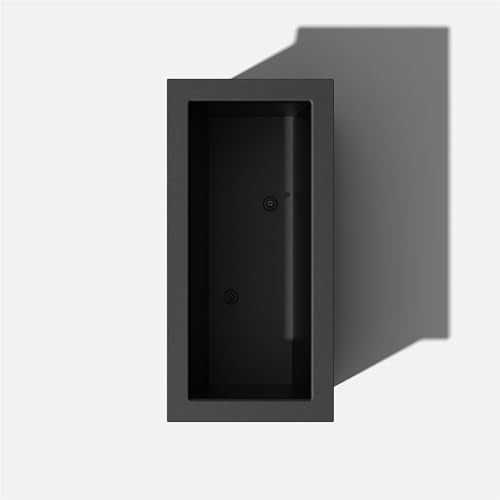 Veradek Brixton Series Large Plastic Planter - Black, Outdoor Patio/Balcony, All-Weather Resistant, Dimensions: 17.5"H x 16"W x 32"L, Classic Estate Design for Flowers, Trees, Shrubs - color: Black