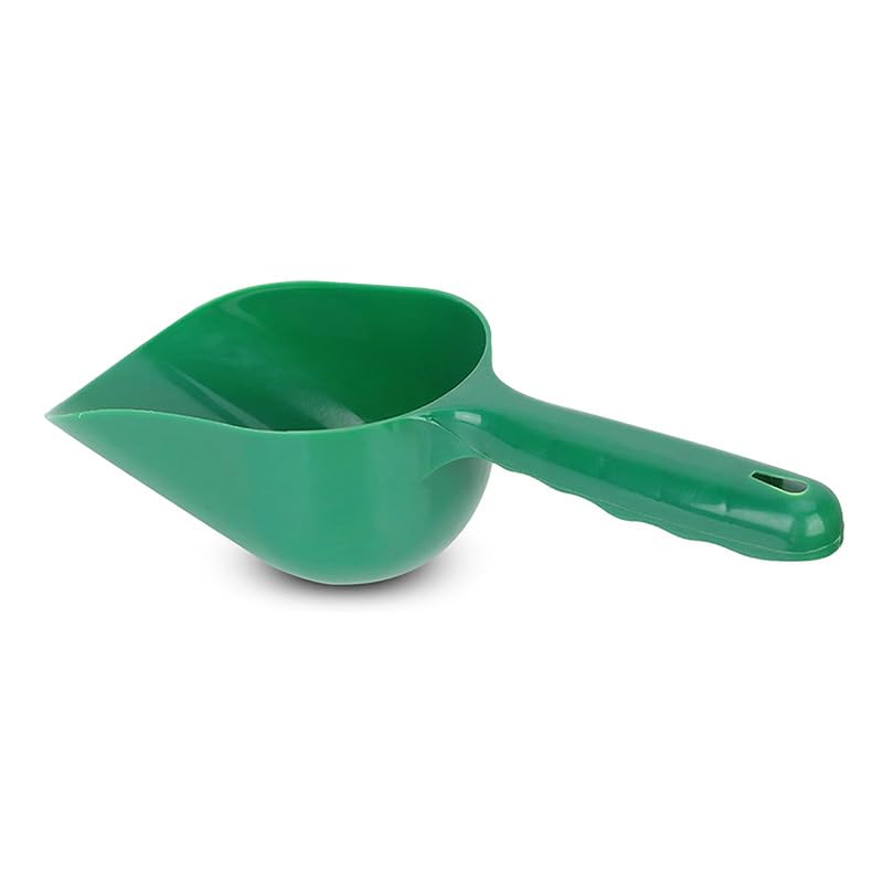 1PC Garden Soil Scoop Thick Plastic Lightweight Hand Shovel with Ergonomic Handle for Potting Succulents Balcony Plants, GreenLarge - color: GreenLarge