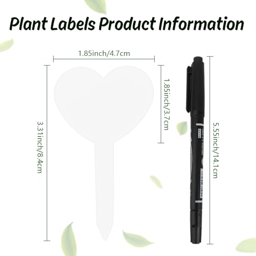 Plant Tags,Garden Labels,Plant Markers,120PCS Labels for Seedlings,Plants Markers,Gardening Label Outdoor Waterproof Outdoor Garden Tags for Plants - color: White