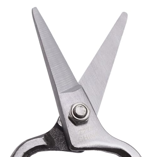 Zenport Z275 Needlenose Shear, Flower, 8-Inch Heavy Duty Forged Steel Straight Blade