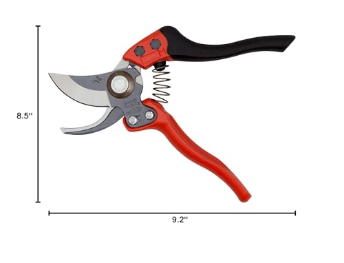 Bahco BAHPX-M2 ERGO Medium Bypass Pruning Shears, 7-1/2" Length, 3/4" Cut - size: Medium, style: #2 Blade