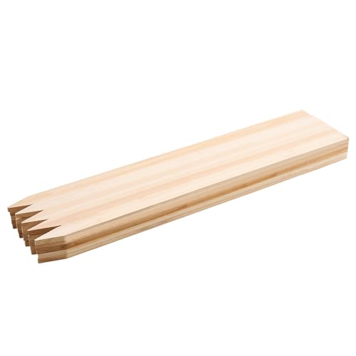 VEVOR Wooden Garden Stakes, 25 Pcs 36 x 0.5 x1.5 in Survey Grading Stakes, Garden Ground Stake with Sharp Point, Fir Wood Plant Support Stake, Sign Posts for Silt Fence Backyard Boundaries Baselines - style: 0.5 x 1.5 x 36in+25pcs