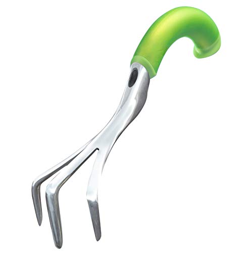 Radius Garden NRG103 103 Ergonomic Aluminum Hand Cultivator, Original Green - size: One Size, style: Cultivator