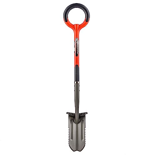 Root Slayer 23711 42-Inch Carbon Steel Trenching Spade, Red - style: Trench Spade