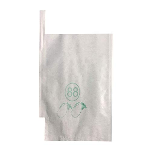 Fruit Protection Bags 100pcs Eco-Friendly Paper Cover Bags 7.8X11inch, Fruit Bags for Fruit Trees, Orchard, Trees, Frost, Plants (20 x 28 in)… - size: 22x26 cm