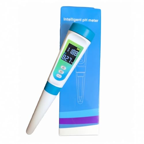 pH Meter for Home & Kitchen – Test Semi-Solid Foods, Wine, Water with Automatic Temperature Adjustment (ATC)