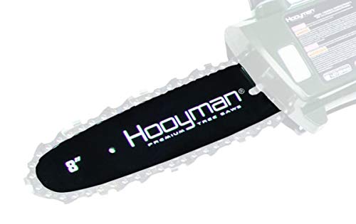 Hooyman Cordless 40 Volt Pole Saw with Carry Case for Cutting Trimming Hunting and Camping - style: Replacement Chain Bar