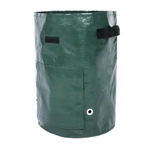 Potato Grow Bag, Thickened PE Fabric with Side Viewing Window and Bottom Ventilation Holes, for Planting Vegetables Potatoes Sweet Potatoes Carrots in Garden Balcony (35 * 45)