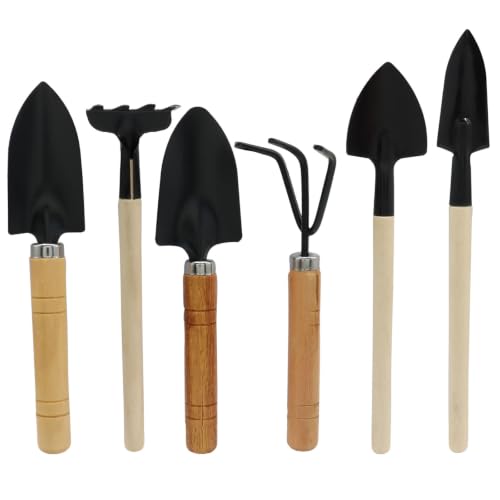 6 Pcs Small Garden Tool Set, Iron - color: 6 pcs