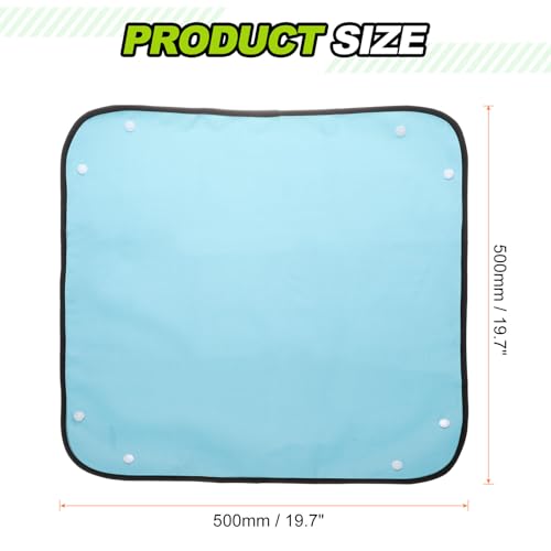 HARFINGTON 3pcs Repotting Mat 19.7" x 19.7" Oxford Cloth Waterproof Plant Repotting Mat Foldable Portable Gardening Potting Tray with Plastic Buckle for Indoor Plant Change Soil, Blue - color: Blue