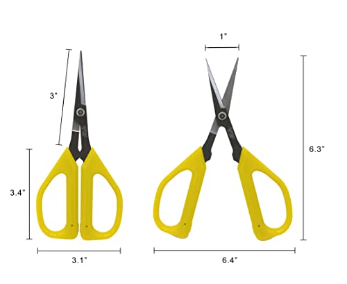 Zenport ZS109T Scissors Garden/Fruit/Grape 6.5-Inch Long Tilt Blade
