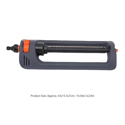 Lawn Sprinkler Heavy Duty Nozzles 4 Spray Modes for Yard, Garden Water Oscillating Sprinkler Covers Up to 4000 Sq Ft with Weighted Base