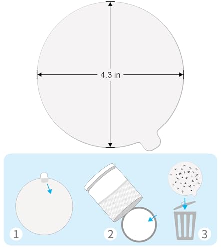 36 Pack 4.3" Refills for Katchy Indoor Insect Trap(Ultra Sticky)
