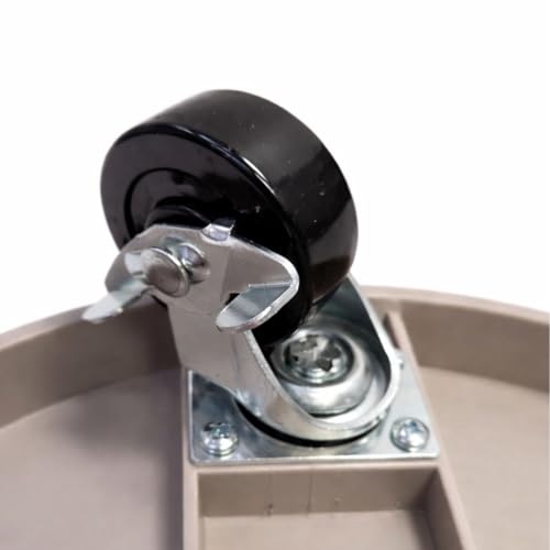 Devault Enterprises 23.5-Inch Heavy Duty Plant Dolly, Wheels, Gray Mist, 1 Pack, 500 lb - color: Gray Mist