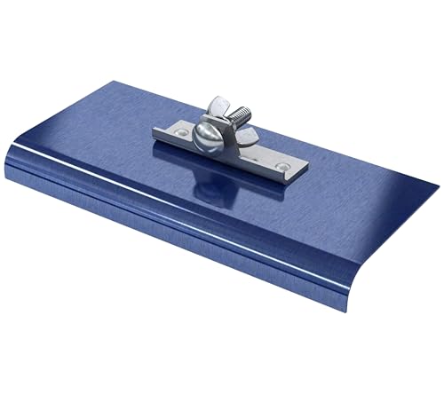Bon 22-741 Blue Steel Walking Edger 9" x 4" 3/4" Radius 7/8" Depth Two Way Concrete Edging Tool (Handle Not Included) - style: 3/4" x 7/8" Depth