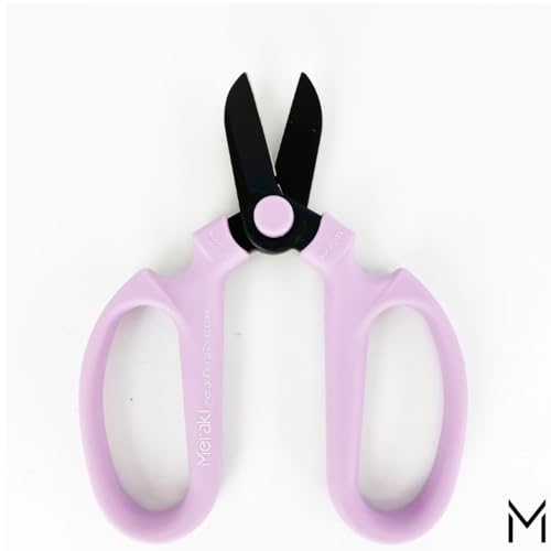Garden Pruning Shears Scissors Carbon Steel Blades 6.7 In, Snapdragon - Lavender - style: 6.7 inch Lavender