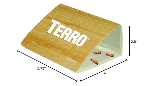 TERRO T720 Clothes Moth Alert Traps - 2 Non-Toxic, Safe Clothes Moth Traps
