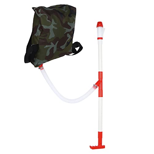 Manual Fertilizer Spreader Tool with Knob and Ergonomic Handle for Farm Corn Vegetables Sugar Cane Fruit Trees, Includes and Hose
