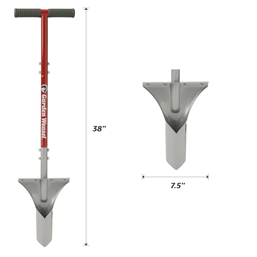 GARDEN WEASEL Bulb Planter Tool Long Handle for Spring Fall Bulbs Sod