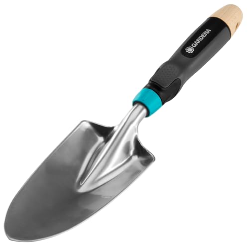 Gardena Ecoline Hand Trowel: for Planting and repotting, Ergonomic Handle, Protected Against Corrosion, Made from Recycled Materials (17700-20) - style: EcoLine Hand Trowel