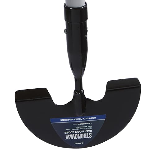 Strongway Half Moon Edger 48in. w/Fiberglass Handle