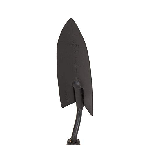 AMES 2446200 Tempered Steel Hand Transplanter with Wood Measurement Handle, 12-Inch - style: Wood Handle Hand Transplanter