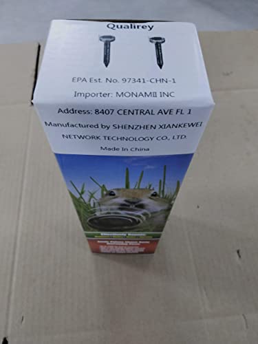 28 Pcs Solar Mole Repellent Ultrasonic Outdoor Deterrent Spikes,Round - color: Round