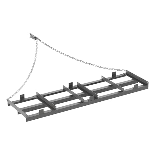 6FT Tow-Behind Drag Harrow Driveway Grader for ATV UTV Tractor - size: 72*20inch
