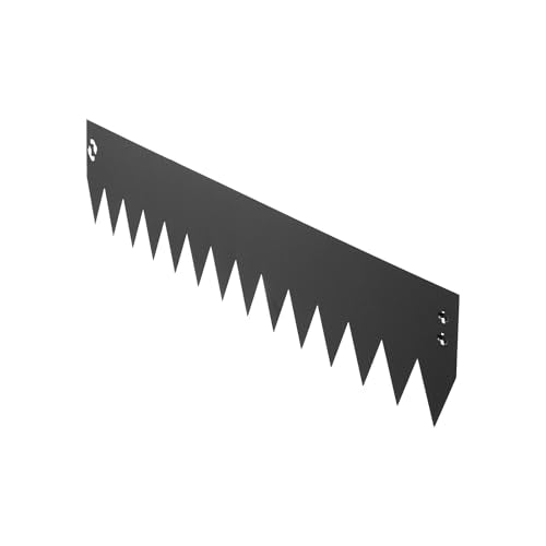 VEVOR Galvanized Steel Landscape Edging, 6-Pack 40 x 6 Inch Metal Edging for Landscaping with 6 Mounting Clips, Bendable Metal Garden Edge Border for Flower Bed, Yard Pathway, Black - size: 40" L x 6" H,6 Pack, style: Modern