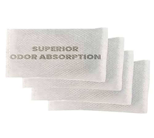 Green Piece Charcoal Air Filters compatible with iTouchless Trash Can 4 Pk - size: Pack of 4