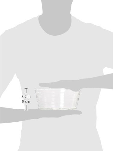 Bond CVS008DL 8-Inch Deep Dish Clear Plastic Saucer