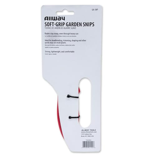 ALLWAY GA-SNP Stainless Steel Garden Snip, 6.75"