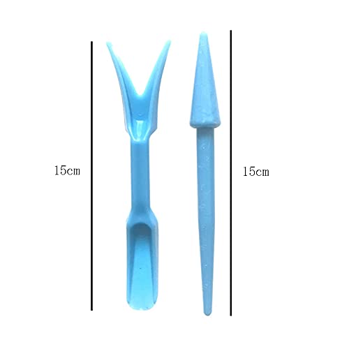 6 Sets Planting Seedlings Dibber Widger Garden Tool Plastic Garden Widger Seedling Dibber Widger Seedlings Dibber Sowing Digging Tool Transplanting Planting Tool, Multicolor