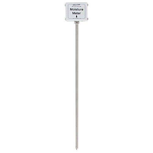 Reotemp 15 Inch Garden and Compost Moisture Meter, Garden Tool Ideal for Soil, Plant, Farm and Lawn Moisture Testing - size: 15 Inch Stem